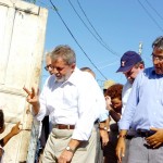 População do bairro Coroa do Meio recebe visita do presidente da República - Fotos: Márcio Dantas