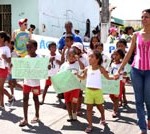 Crianças e adolescentes atendidos pela Semasc participam de caminhada ambiental no Santos Dumont - Fotos: Wellington Barreto