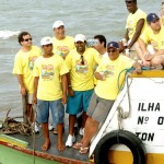 Prefeito participa de barqueata em defesa do Rio Sergipe nos 151 anos de Aracaju - Fotos: Márcio Dantas