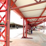 Obra do Terminal da Zona Oeste entra em fase de conclusão - Fotos: Wellington Barreto