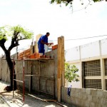 PMA está reformando o prédio da escola municipal Freitas Brandão - Fotos: Wellington Barreto