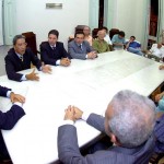 Diretoria da Associação Comercial de Sergipe recebe a visita do prefeito Marcelo Déda - Fotos: Márcio Dantas