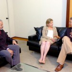 Prefeito visita Ministério Público e governadora em exercício para despedirse formalmente - Fotos: Márcio Dantas
