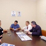 Direção do Jornal da Cidade recebe a visita do prefeito Marcelo Déda - Fotos: Márcio Dantas