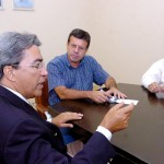 Direção do Jornal da Cidade recebe a visita do prefeito Marcelo Déda - Fotos: Márcio Dantas