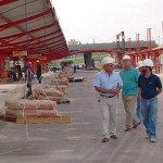 Teste de carga avalia estrutura do terminal de ônibus Zona Oeste - Fotos: Lindivaldo Ribeiro