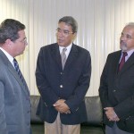 Prefeito Marcelo Déda visita as sedes do Tribunal de Justiça e da OAB/SE - Fotos: Márcio Garcez
