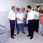 Prefeito inaugura no Augusto Franco o segundo hospital de prontosocorro municipal - Fotos: Márcio Dantas