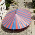 Circo Cultural de Aracaju estréia hoje na praça Fausto Cardoso - Fotos: Edinah Mary