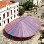 Circo Cultural de Aracaju estréia hoje na praça Fausto Cardoso - Fotos: Edinah Mary