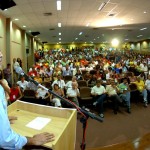 Prefeito participa da abertura do 6º Encontro Nacional da Corrente Sindical Classista - Fotos: Márcio Dantas