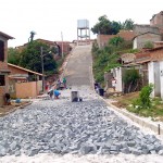 Emurb pavimenta rua no Lamarão - Fotos: Meme Rocha