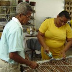 Emsurb promove semana de reciclagem para artesãos do município de Riachuelo - Técnicas de reciclagem são repassadas
