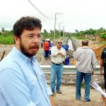 Prefeito volta a inspecionar obras do Santa Maria após chuvas do final de semana - Fotos: Wellington Barreto