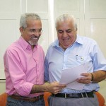 Prefeito recebe diretoria do Sinduscon em audiência - Fotos: Márcio Garcez