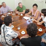 Banda Naurêa visita gabinete do prefeito com proposta para divulgação de Aracaju em turnê na Europa - Fotos: Sílvio Rocha