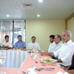 Prefeito participa de almoço com diretoria da Ademi/SE - Fotos: Márcio Garcez