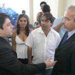 Prefeito prestigia outorga do título de cidadão estanciano a José Eduardo Dutra - Fotos: Márcio Garcez