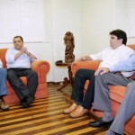 Diretoria do Banese é recebida pelo prefeito Edvaldo Nogueira - Fotos: Márcio Dantas