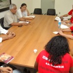 Secretários municipais recebem comissão do Sindipema  - Fotos: Sílvio Rocha