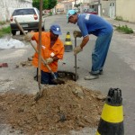 Manutenção da rede de drenagem reduz problemas decorrentes das fortes chuvas - Fotos: Meme Rocha