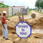 Obras de infraestrutura nas ruas da Atalaia estão em andamento  - Fotos: Wellington Barreto