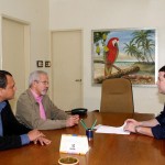 Edvaldo Nogueira visita Sistema Atalaia de Comunicação e é recebido por Augusto Franco Neto - Fotos: Márcio Dantas