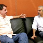 Edvaldo Nogueira recebe prefeito de Nossa Senhora do Socorro em audiência - Fotos: Márcio Dantas