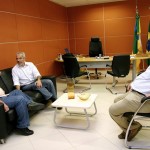Edvaldo Nogueira recebe prefeito de Nossa Senhora do Socorro em audiência - Fotos: Márcio Dantas