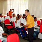 Ciclistas participam hoje e amanhã de cursos na SMTT para orientação no trânsito - Fotos: Wellington Barreto