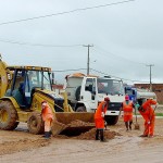 Prefeito volta a inspecionar obras do Santa Maria após chuvas do final de semana - Fotos: Wellington Barreto