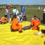 Samu participa de simulado de acidente aéreo promovido pela Infraero - Fotos: Ascom/SMS