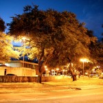 Emurb implanta nova iluminação na praça da Biblioteca Epiphânio Dória - Fotos: Márcio Dantas