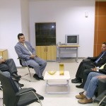 Prefeito recebe superintendente da CEF em seu gabinete - Fotos: Márcio Garcez