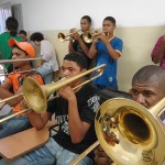 Banda da Escola Laonte Gama continua ensaios para desfiles cívicos - Fotos: Sílvio Rocha