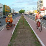 Prefeitura inaugura hoje ciclovia da avenida Coelho e Campos - Fotos: Ascom/SMTT