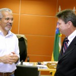 Diretor territorial da TIM visita prefeito Edvaldo Nogueira - Fotos: Márcio Dantas