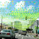 PMA decora cidade com bandeirolas verdes e amarelas - Fotos: Wellington Barreto
