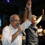 Prefeito dá boasvindas ao público na abertura oficial do Forró Caju 2006 - Fotos: Márcio Dantase Márcio Garcez