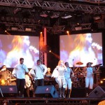 Banda Calypso sobe ao palco do Forró Caju e anima o público que aguardava ansioso - Fotos: Wellington Barreto