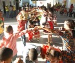 Jovens atendidos pelo Peti participam de festa junina no Jardim Esperança - Fotos: Sílvio Rocha
