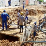 45% das obras de infraestrutura nas ruas da Atalaia já foram executadas - Fotos: Wellington Barreto