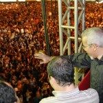 Personalidades sergipanas marcam presença na noite mais lotada do Forró Caju 2006 até agora - Fotos: Márcio Dantas