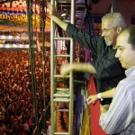 Personalidades sergipanas marcam presença na noite mais lotada do Forró Caju 2006 até agora - Fotos: Márcio Dantas