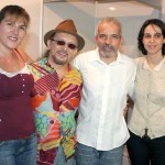 Prefeito visita camarins de Geraldo Azevedo e da banda Xote Baião - Fotos: Márcio Garcez