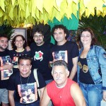 Artistas da peça “Dois a dois” prestigiaram o Forró Caju nesta última noite de festa - Foto: Produção/ Dois a dois