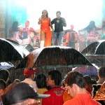 Mulheres Perdidas é a última banda a subir no palco do Forró Caju - Fotos: Wellington Barreto