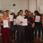 Prefeitura e Sinditêxtil qualificam trabalhadores na área de informática - Fotos: Ascom/Fundat