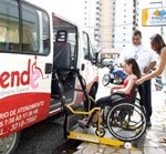 Programa Atende: cadeirantes aprovam transporte adaptado - Fotos: Wellington Barretoe Sílvio Rocha