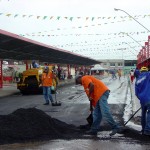 Emurb recupera pavimento do Terminal de Ônibus Maracaju - Fotos: Meme Rocha